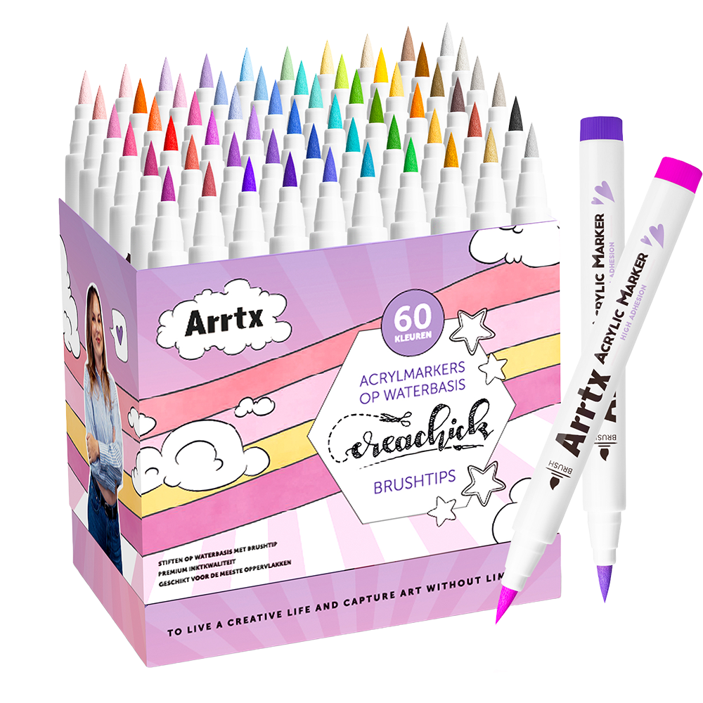 CreaChick Productfoto Creachick Acrylmarkers Arrtx