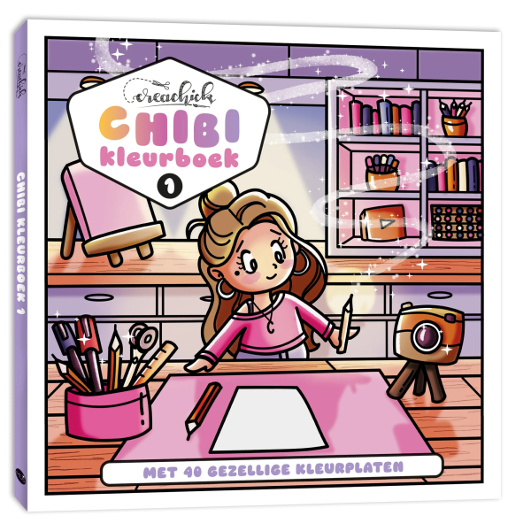 CreaChick Productfoto Creachick Chibi Kleurboek 1