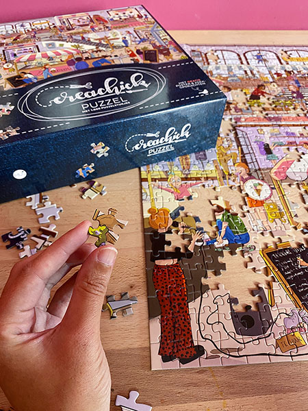 CreaChick Puzzel 1000 stukjes winkelcentrum